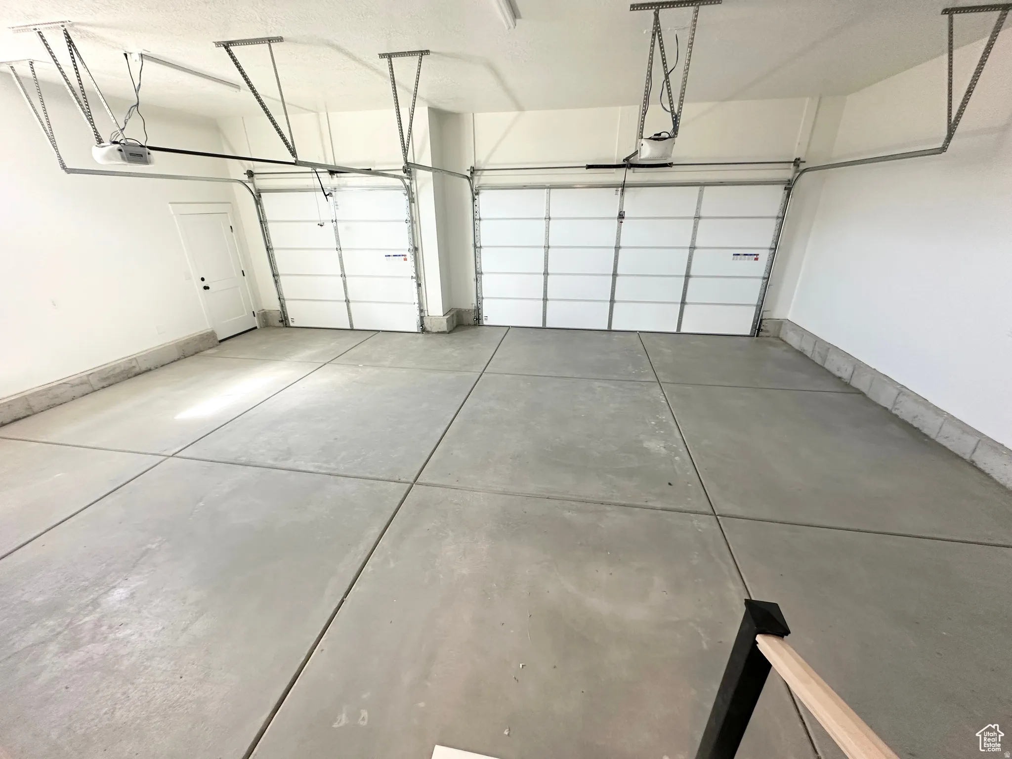 Garage with baseboards