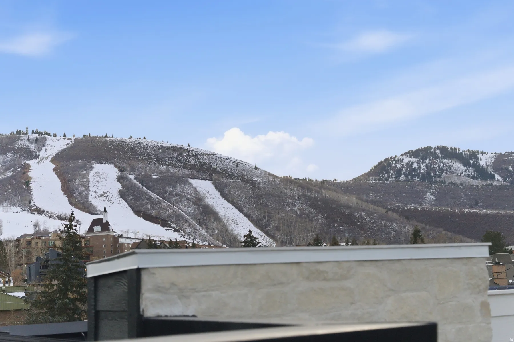 View of mountain backdrop