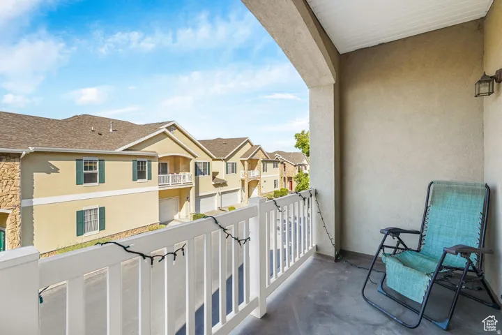 Balcony with a residential view