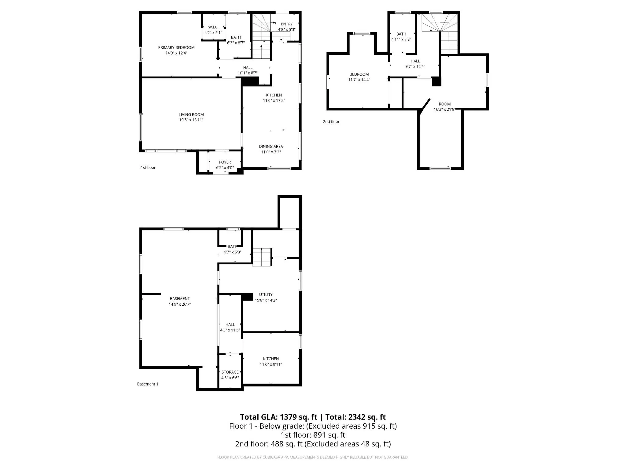 View of floor plan / room layout