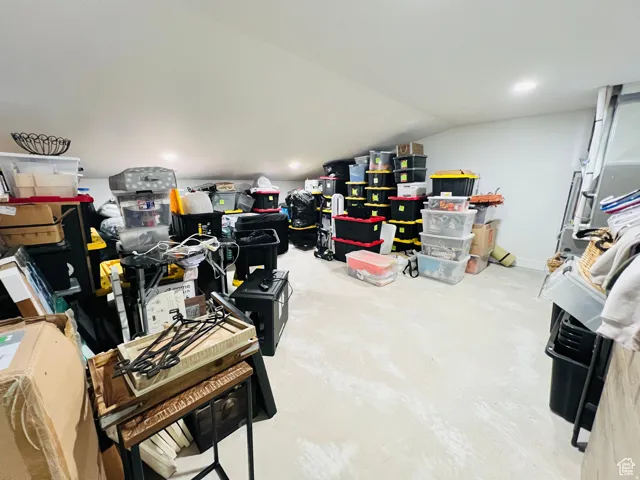 View of storage room