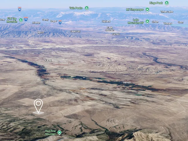 View of land and tagged nearby sites