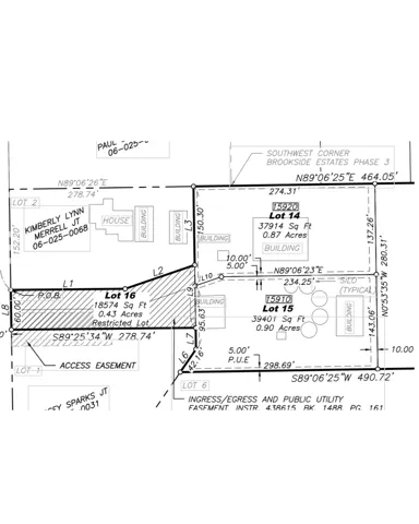 View of home floor plan