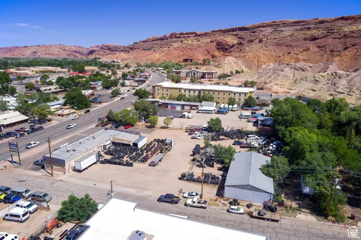 Bird's eye view of mountains
