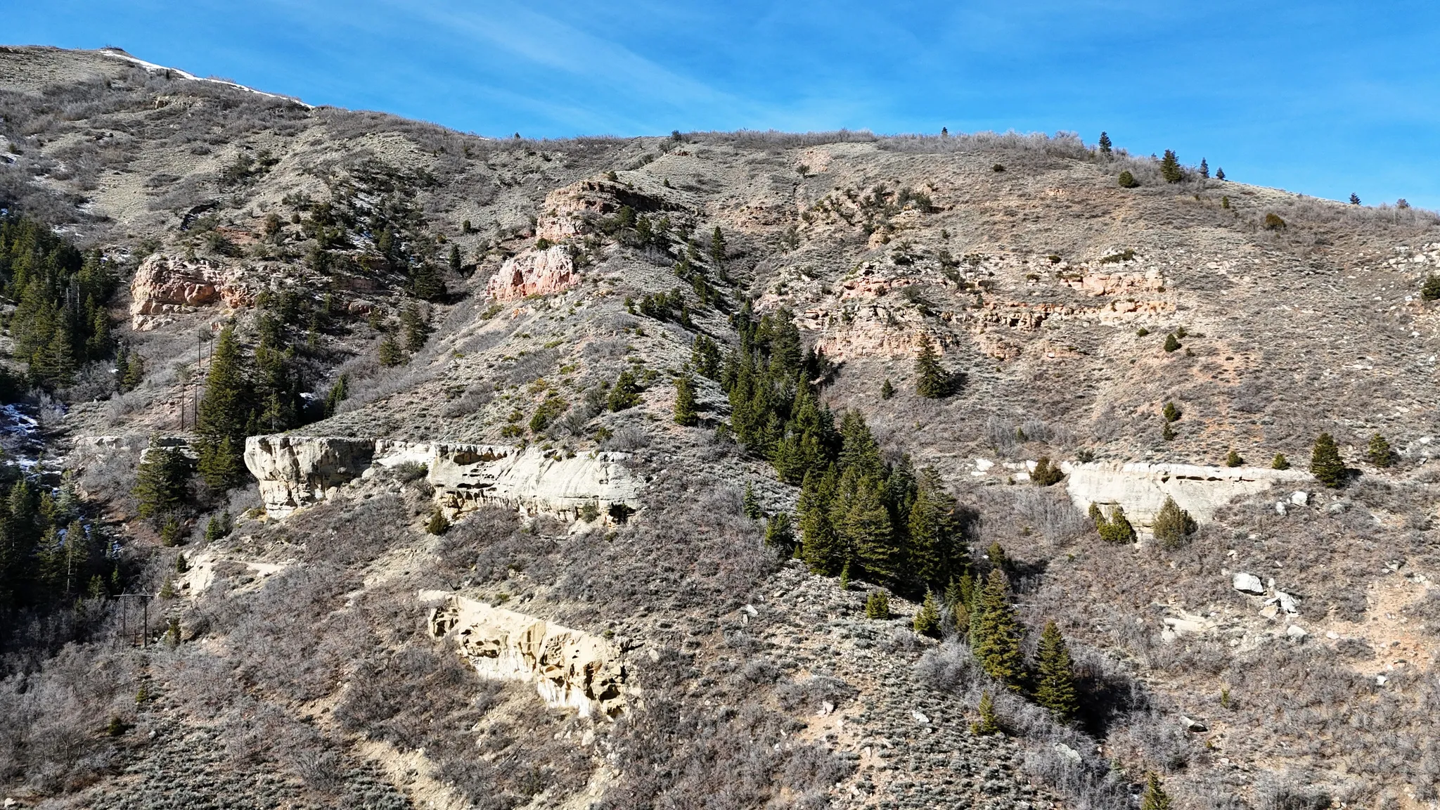 View of mountain background