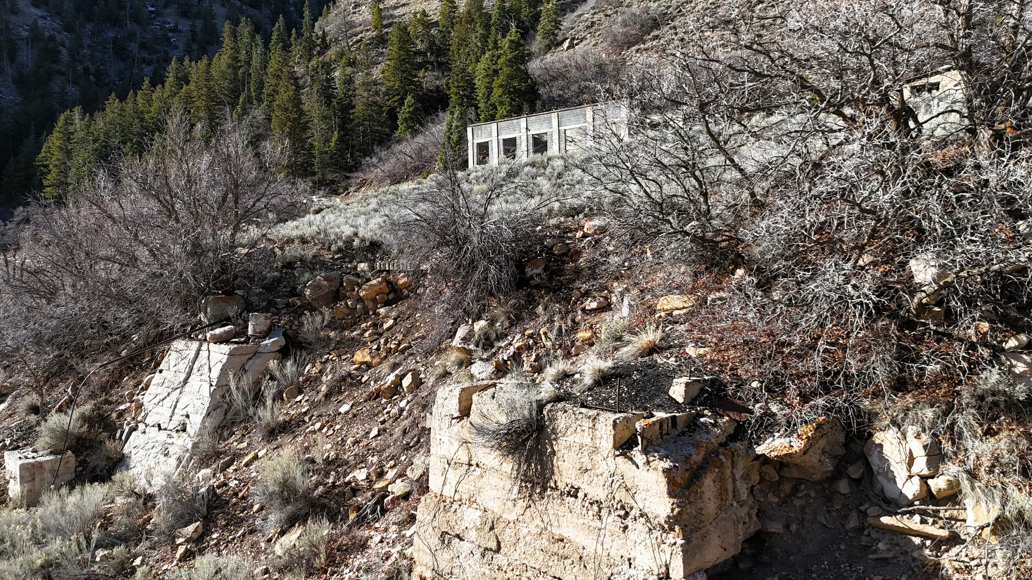 Aerial view of property and surrounding area