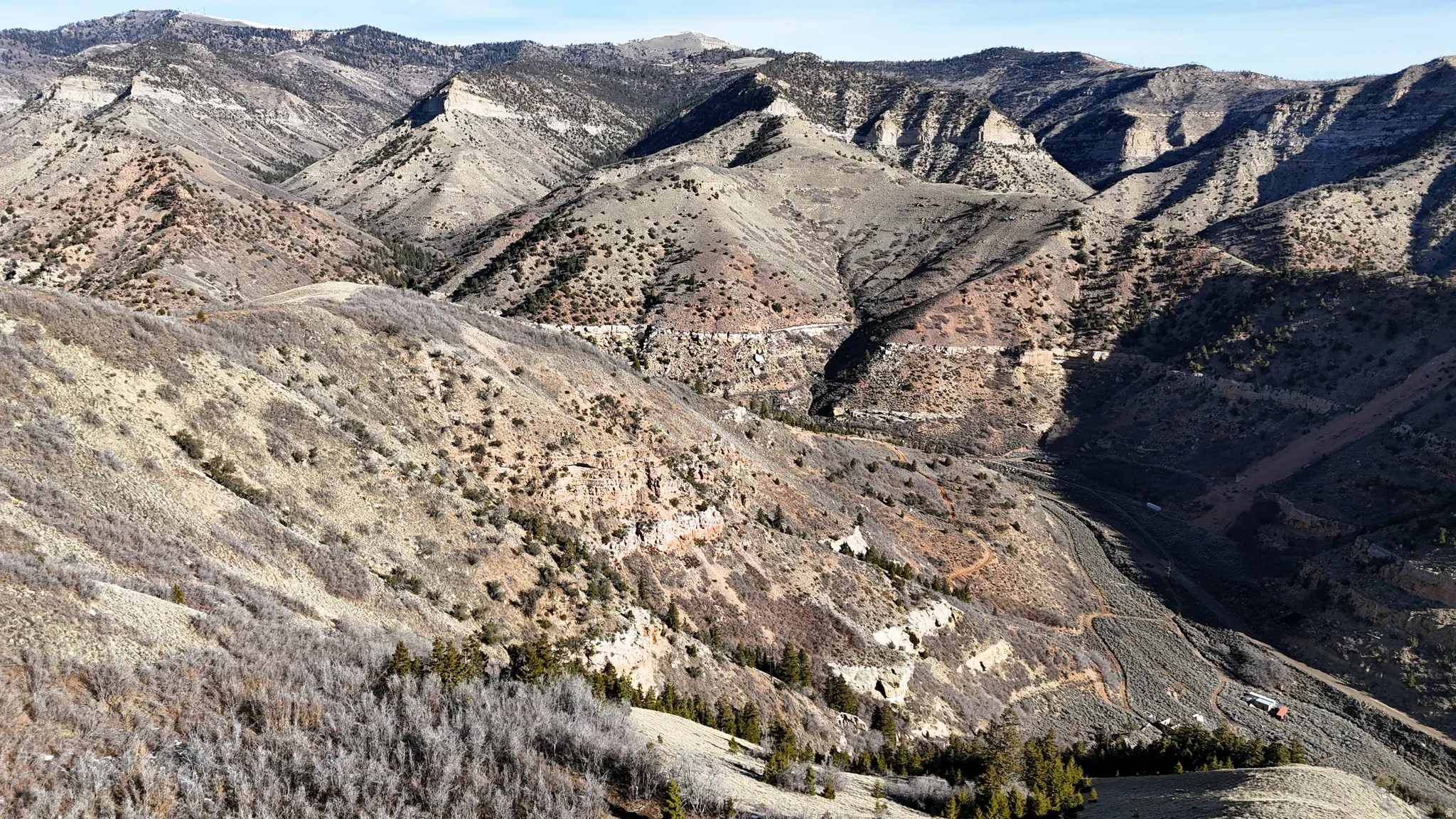 View of mountain backdrop