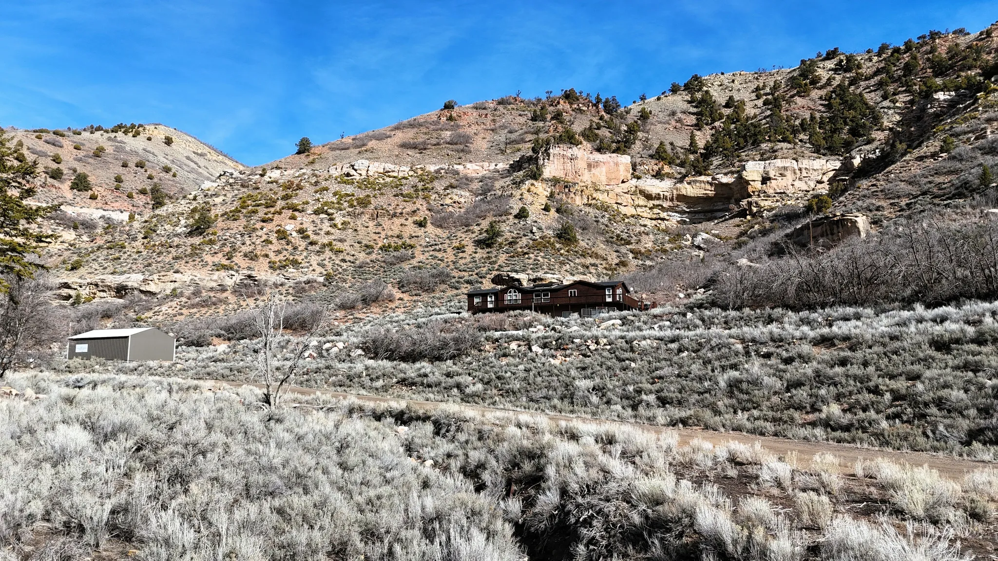 View of mountain backdrop