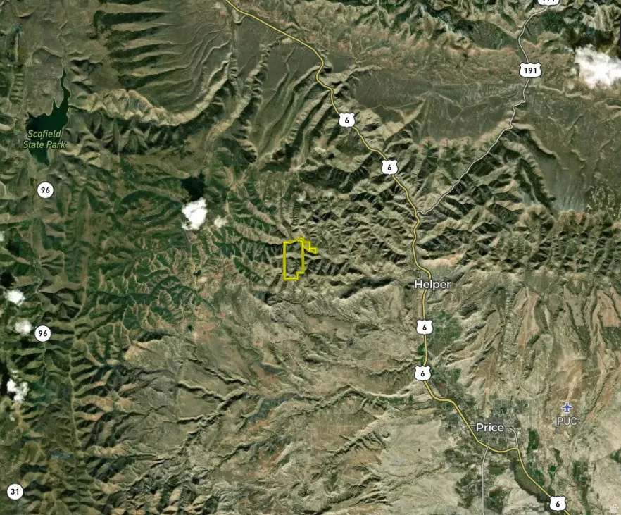 Aerial Map. Depicting the geographic location of the property and surrounding areas