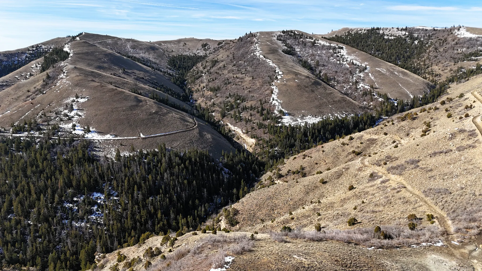 View of mountain background