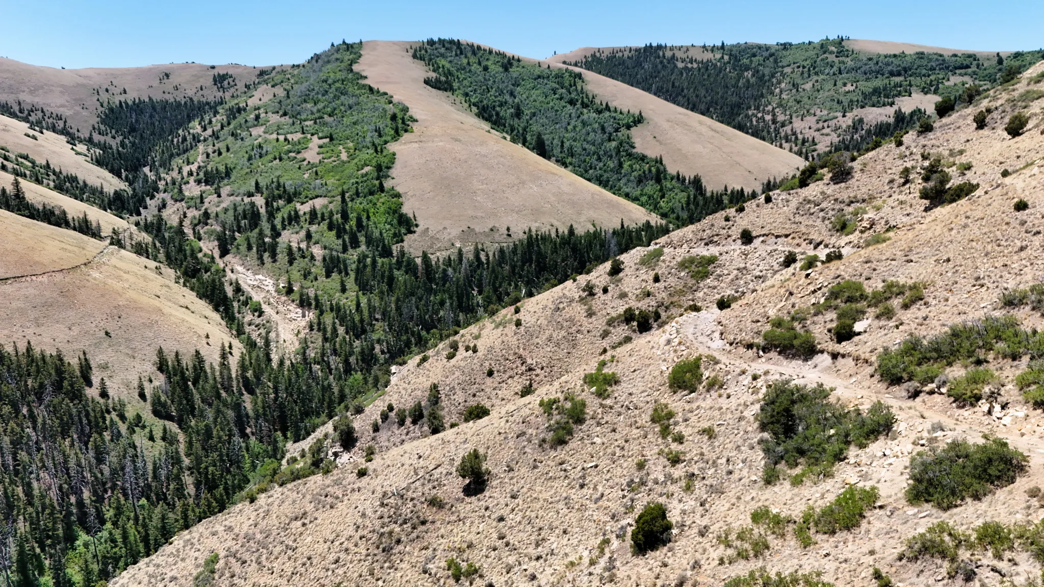 View of mountain backdrop