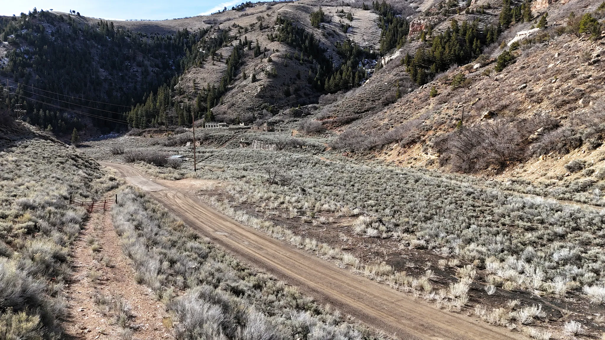 View of mountain background