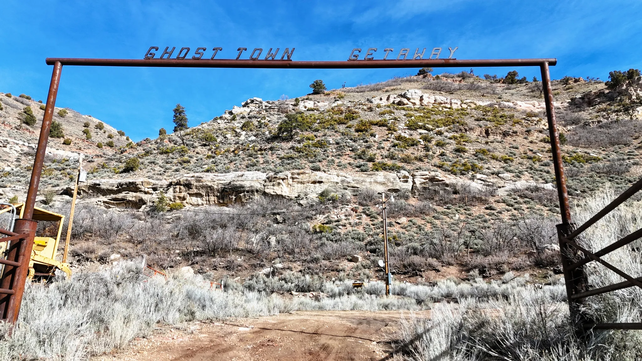 View of mountain background