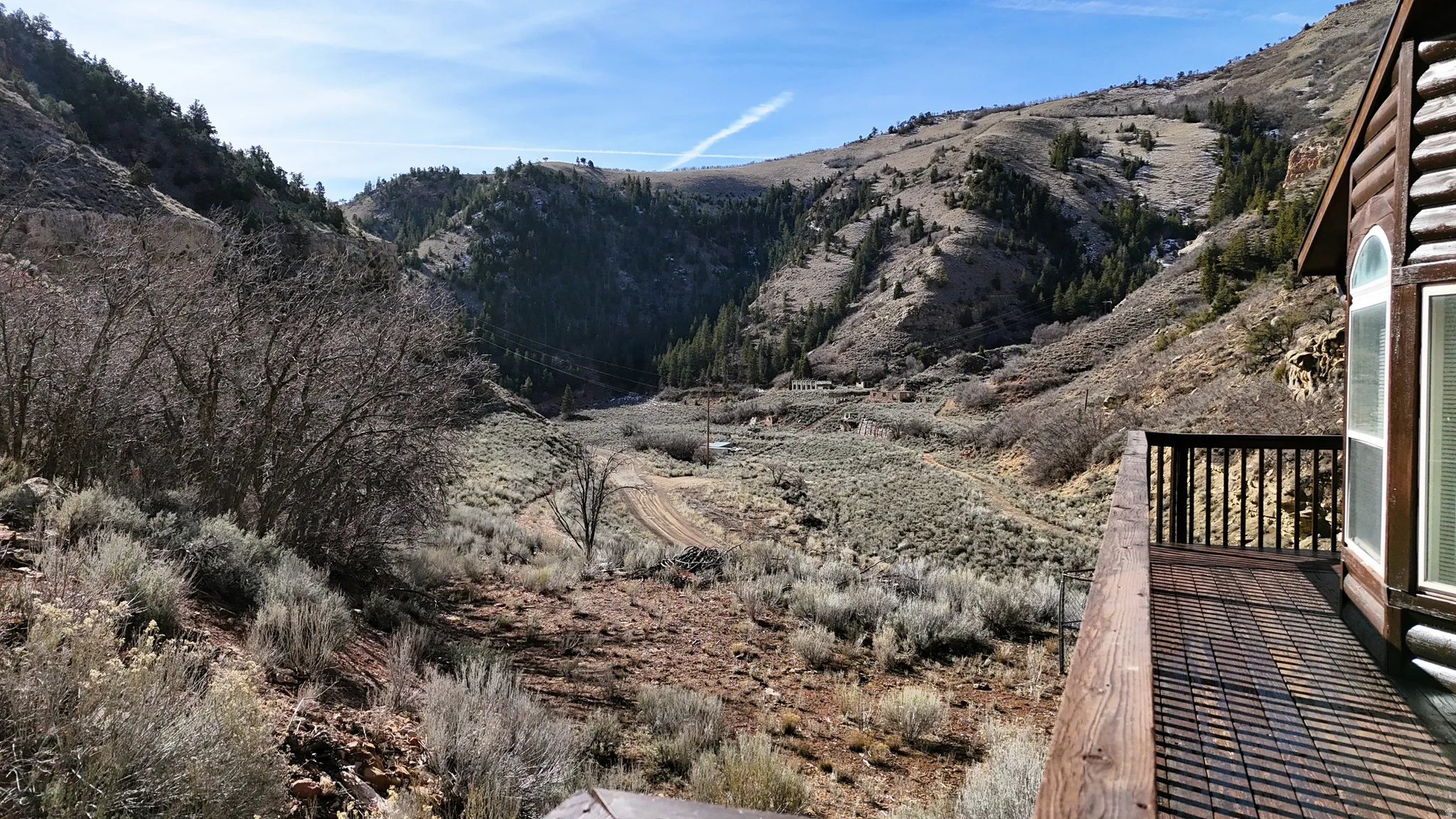 View of mountain backdrop