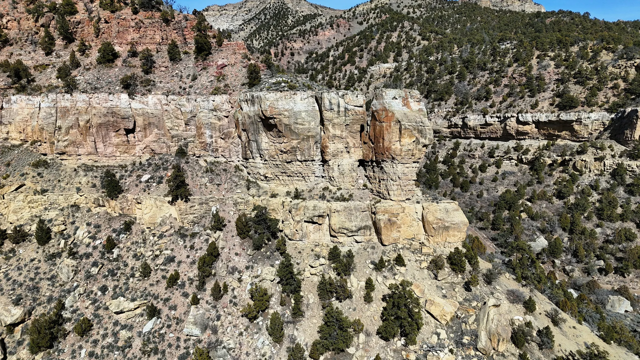 View of mountain background