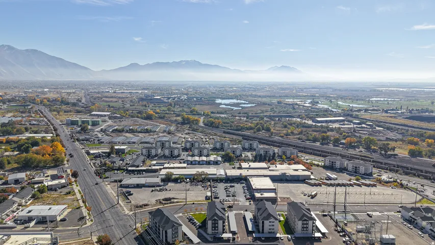 Aerial view of mountains
