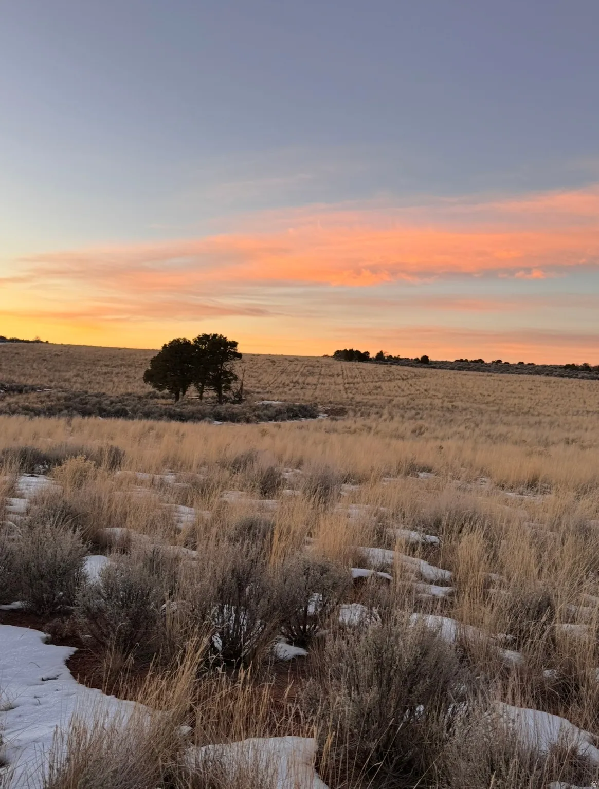 Sunset View from catch pond looking North