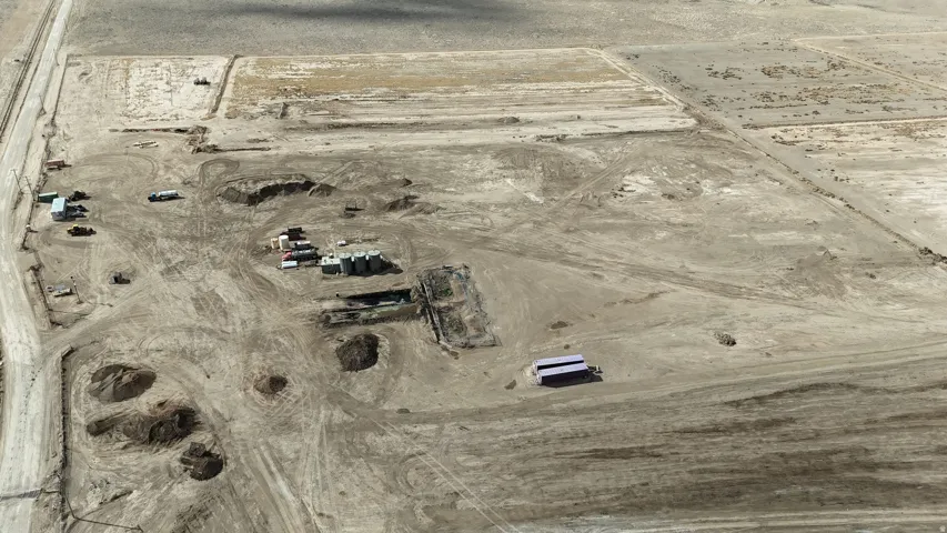Aerial view of property's location with rural landscape