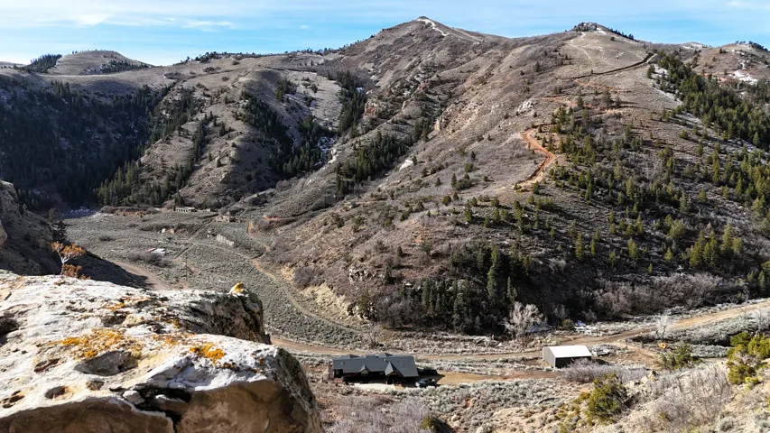 View of mountain background
