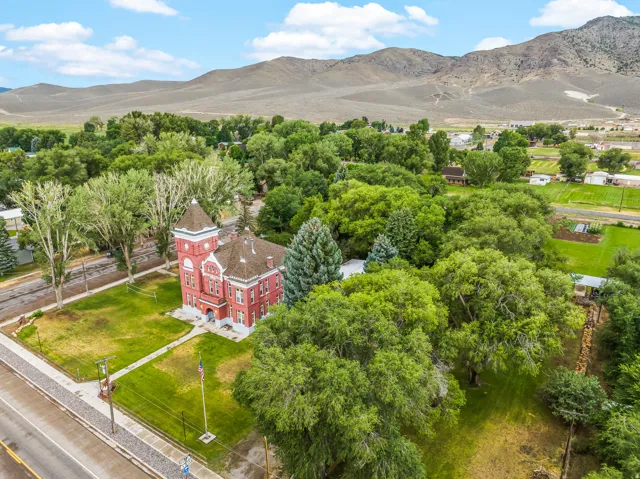 Drone / aerial view of mountains
