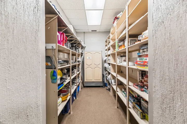 View of storage room
