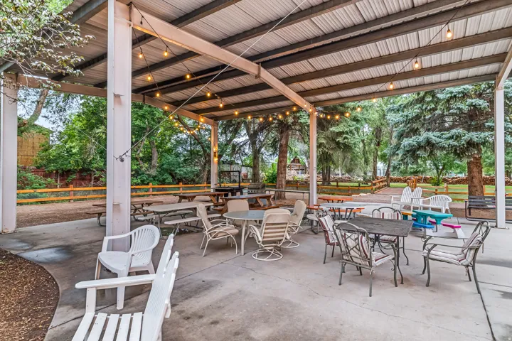 View of patio featuring outdoor dining space