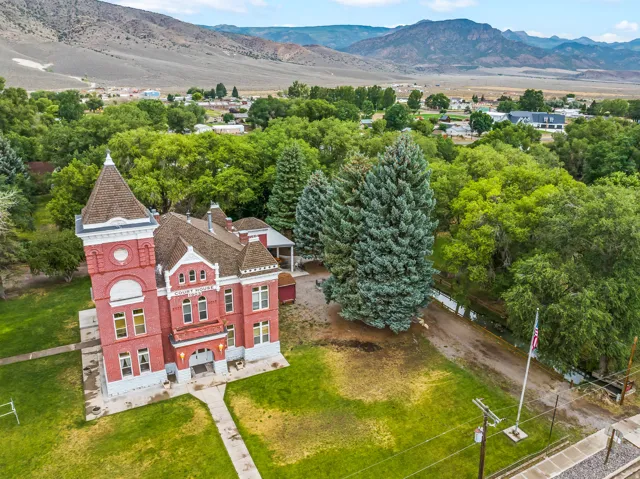 Drone / aerial view of mountains