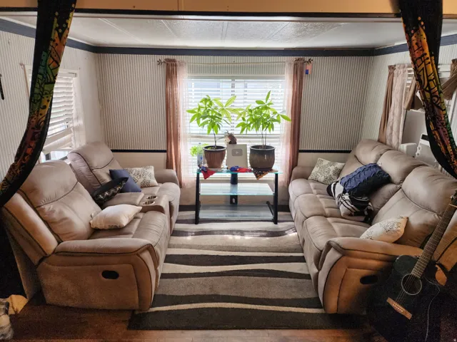 View of living area