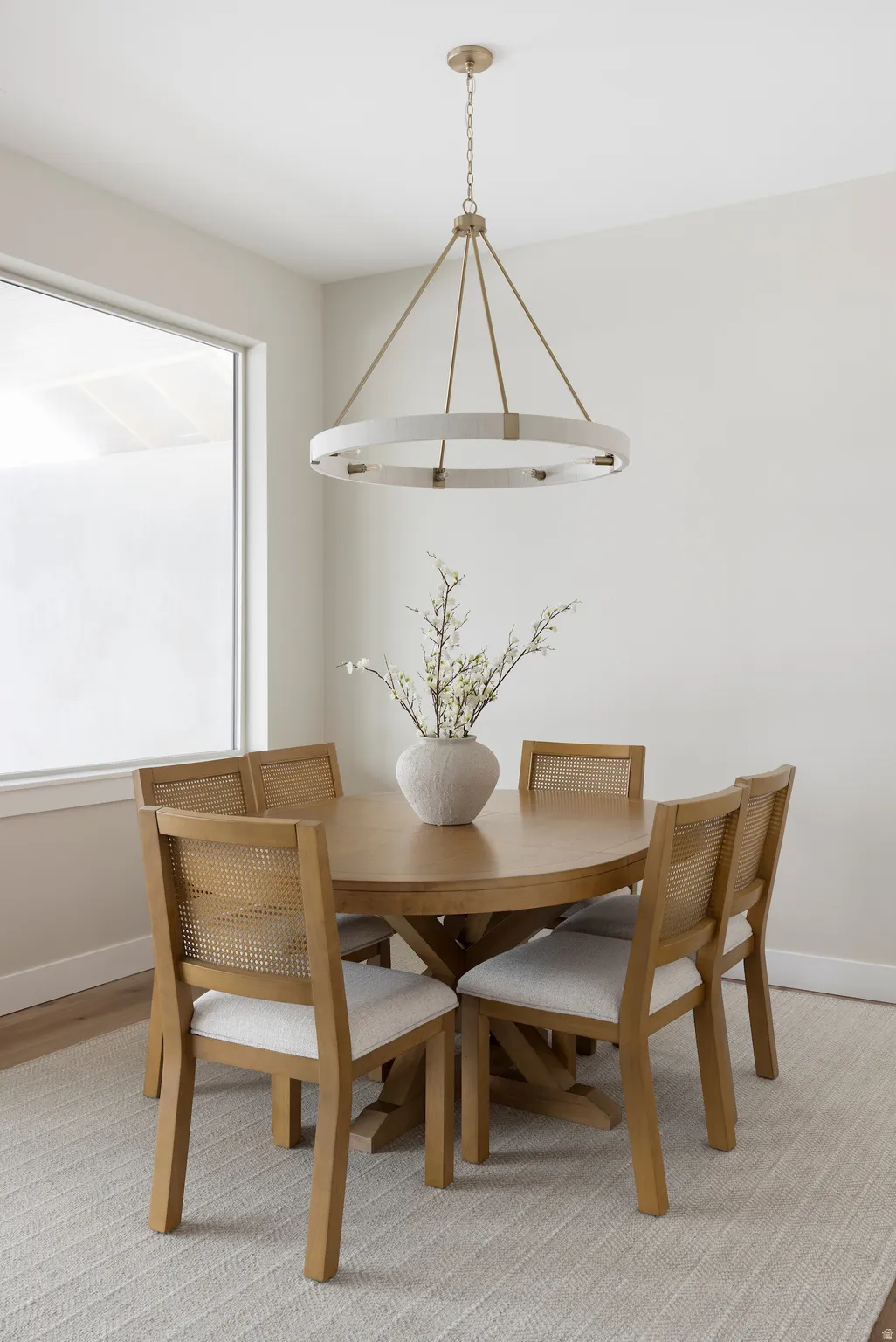 Dining area featuring baseboards