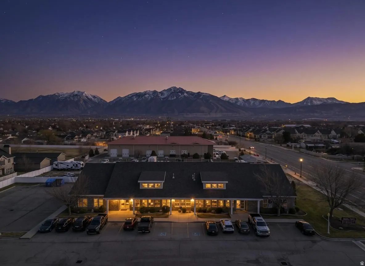Bird's eye view of mountains