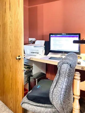 View of office area