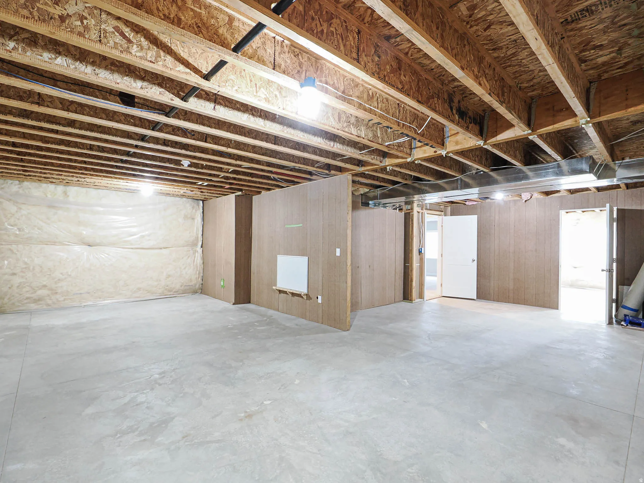 Plenty of storage in the basement. Perfect place for a theater room and kitchenette!