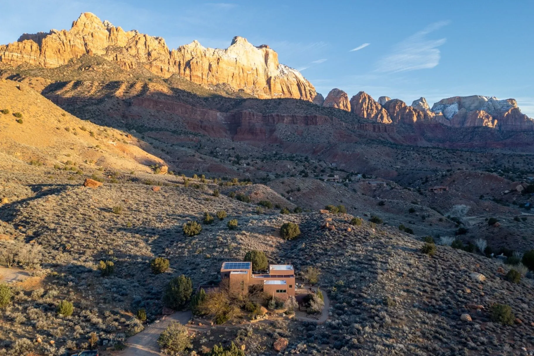 View of mountain background