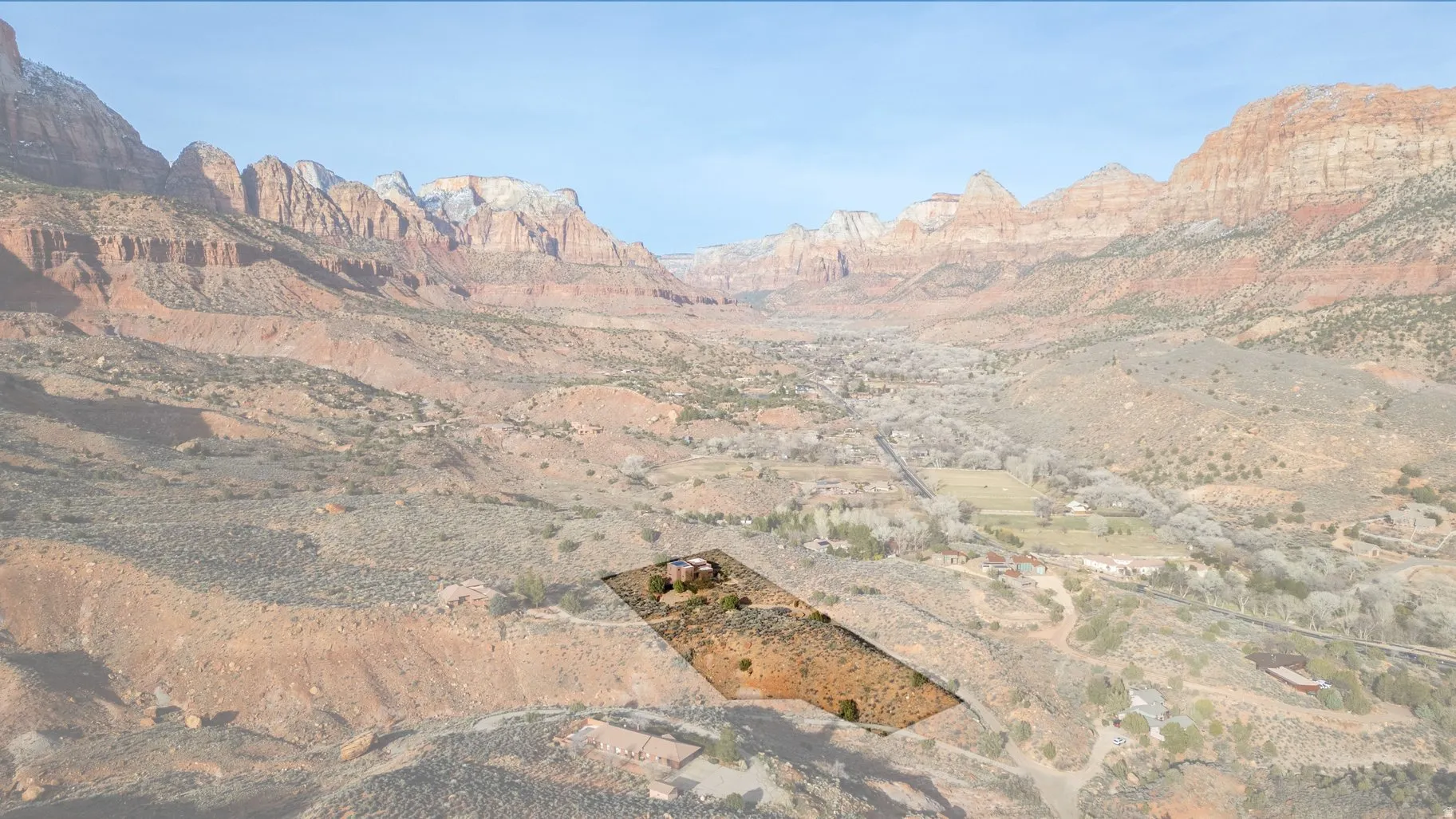 View of mountain background