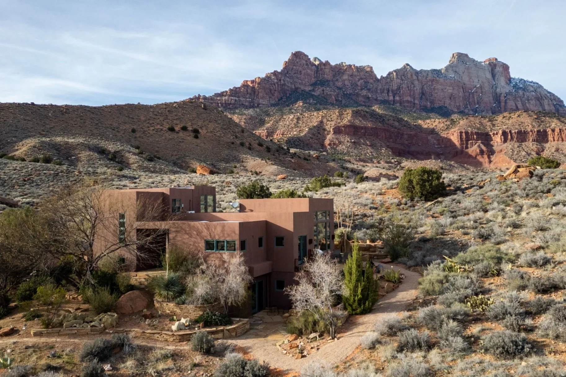 View of mountain backdrop