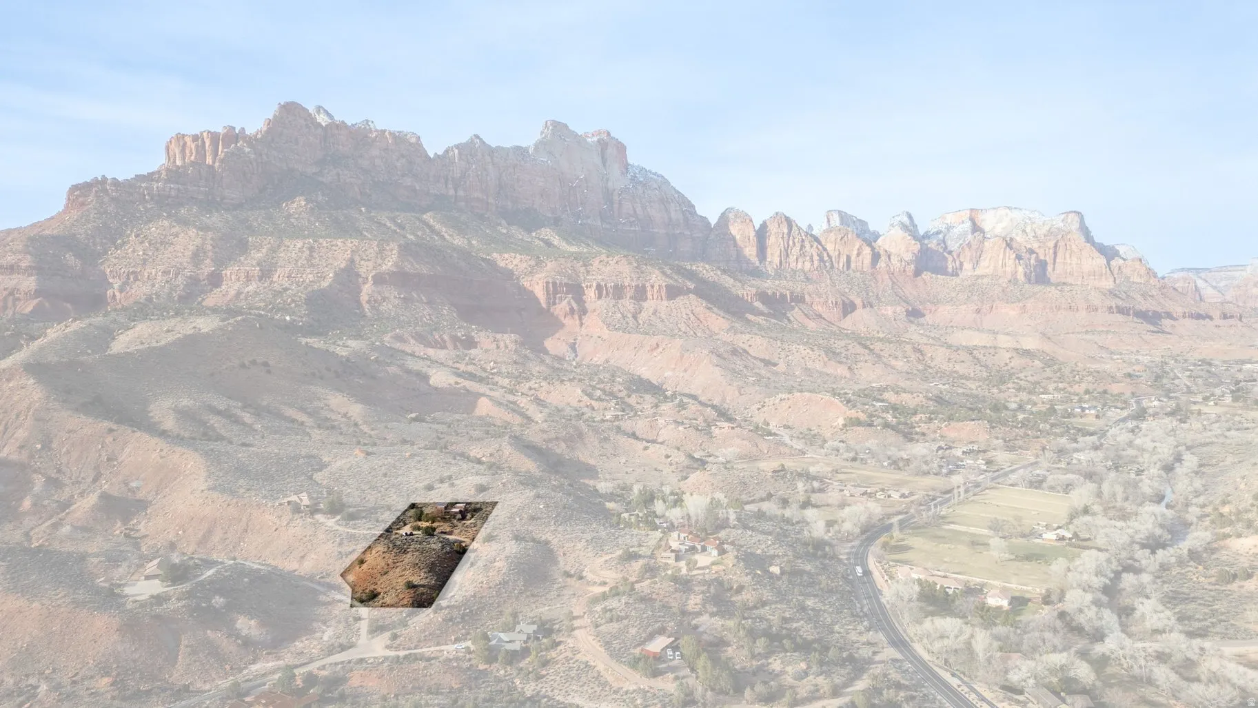 View of mountain backdrop