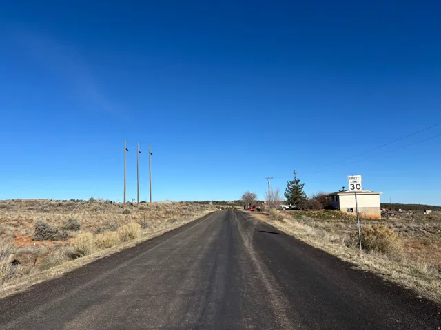 View of asphalt street