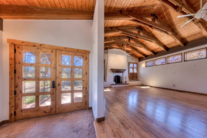 Foyer and living room