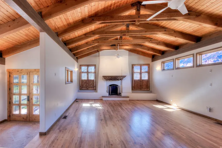 Foyer and living room