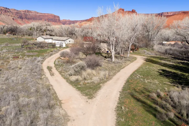 Driveway into property