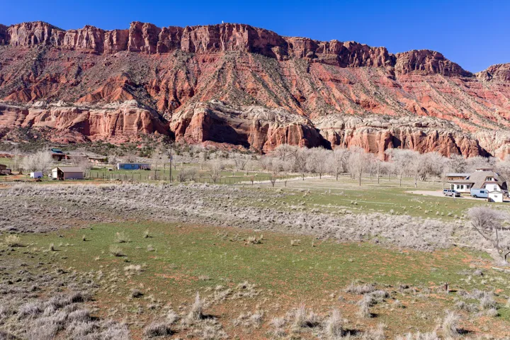 View of Porcupine Rim looking across property.