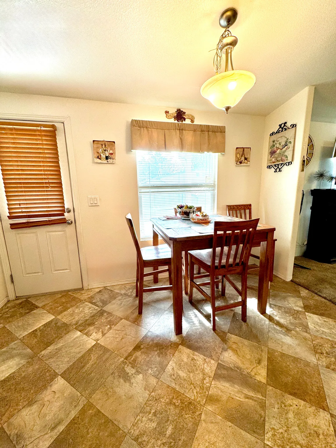 View of dining area