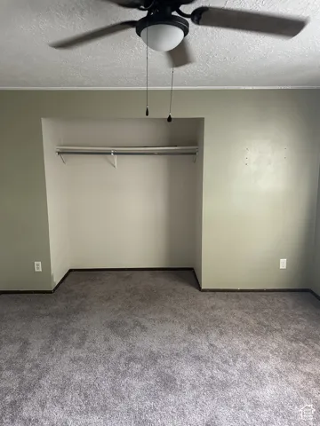 Bedroom 2, Recessed closet with clothes rod