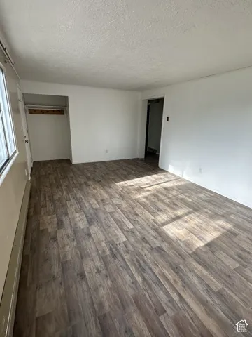 Wood-finish flooring with a neutral color palette