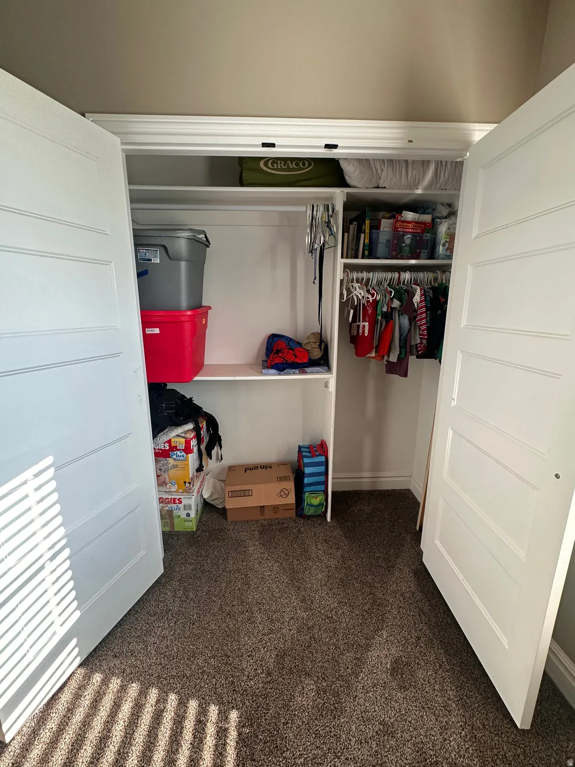 View of closet