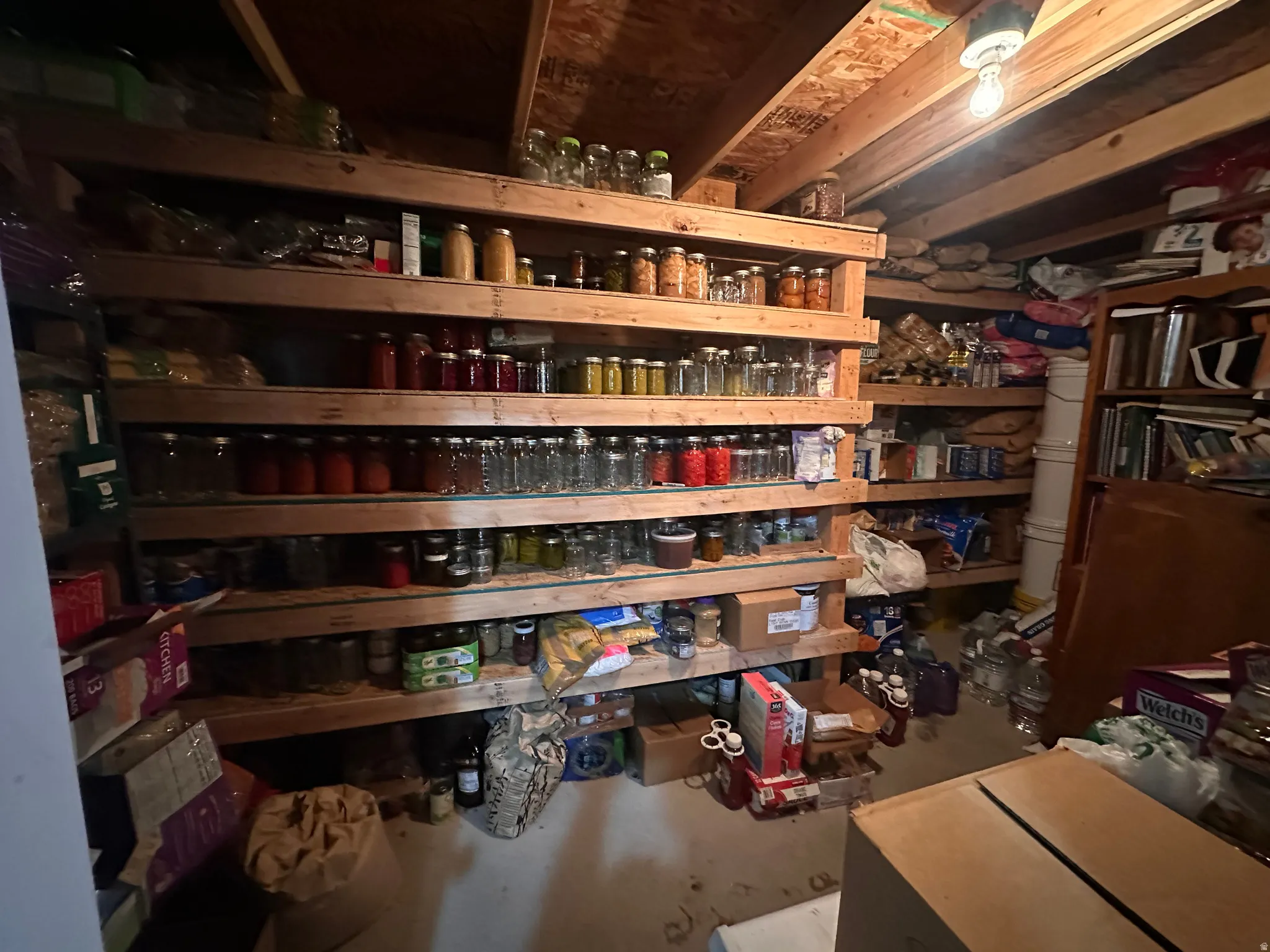 View of storage area