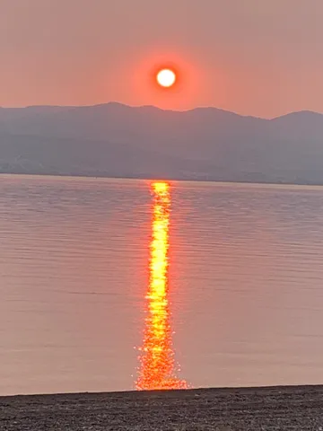 Water view featuring a mountain backdrop