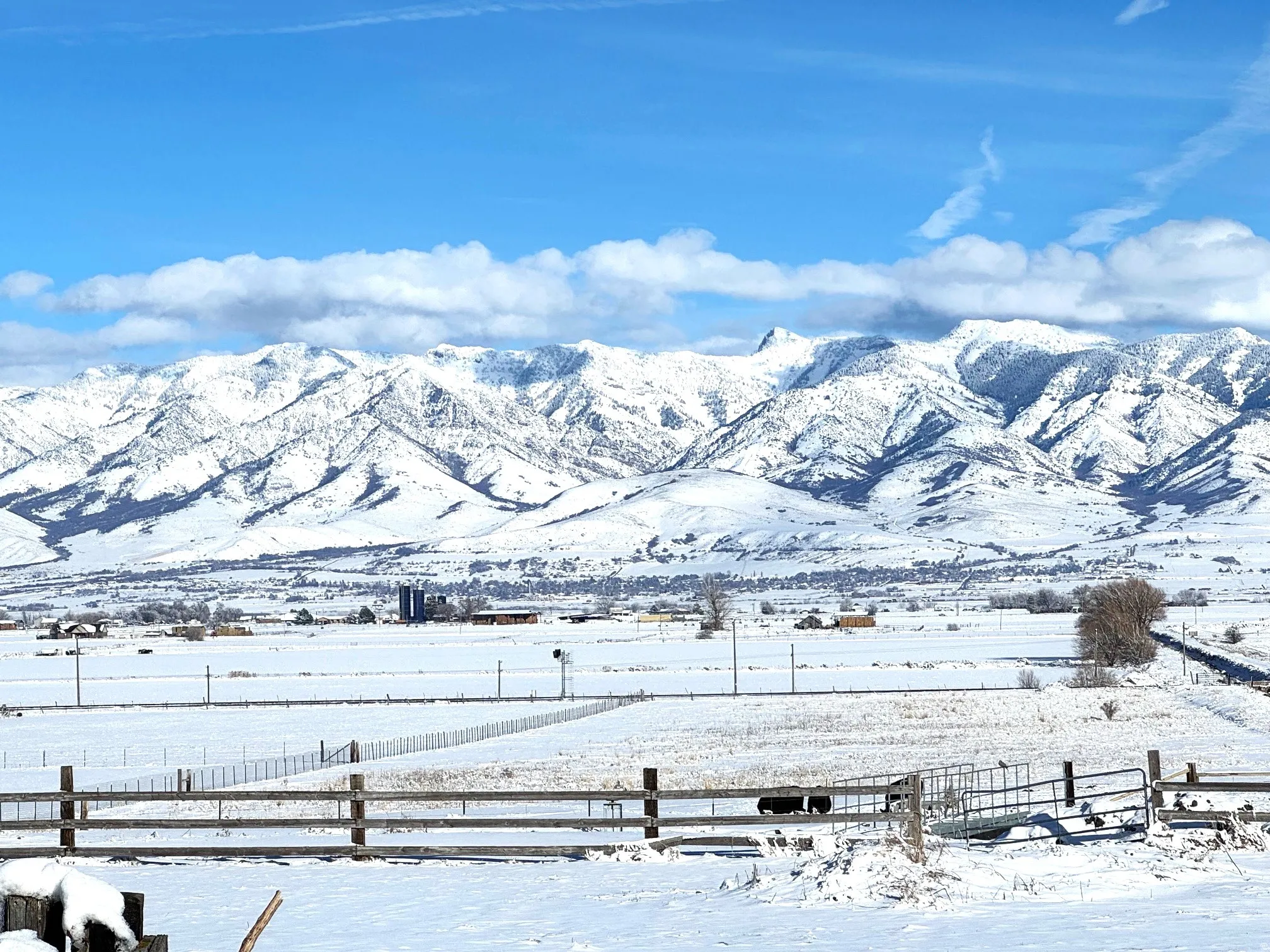View of mountain backdrop