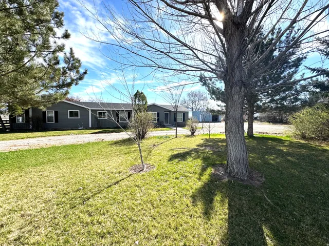 View of front of house with a front lawn