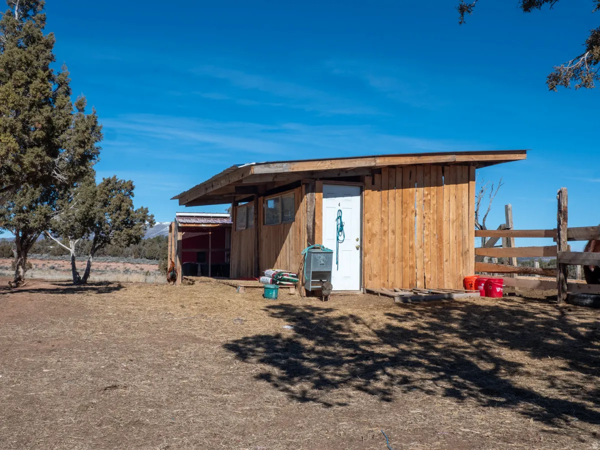 View of outbuilding